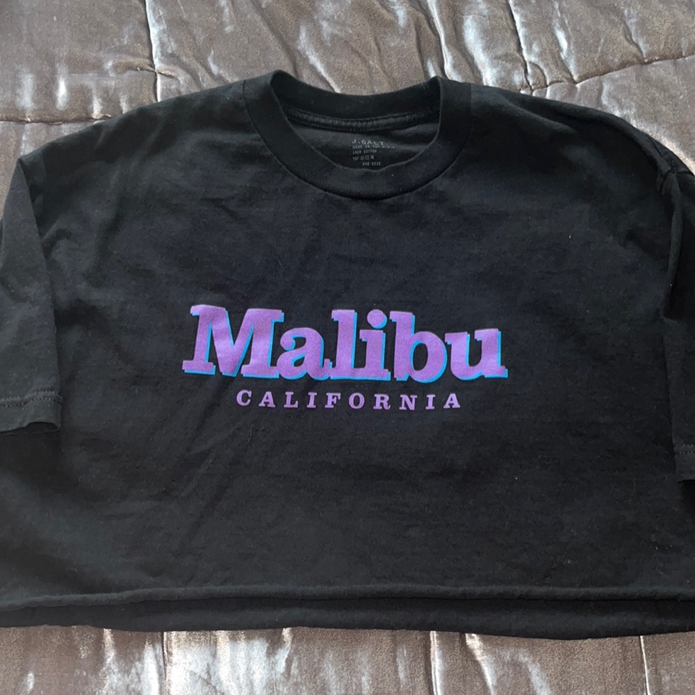 Brandy Melville Malibu cropped shirt